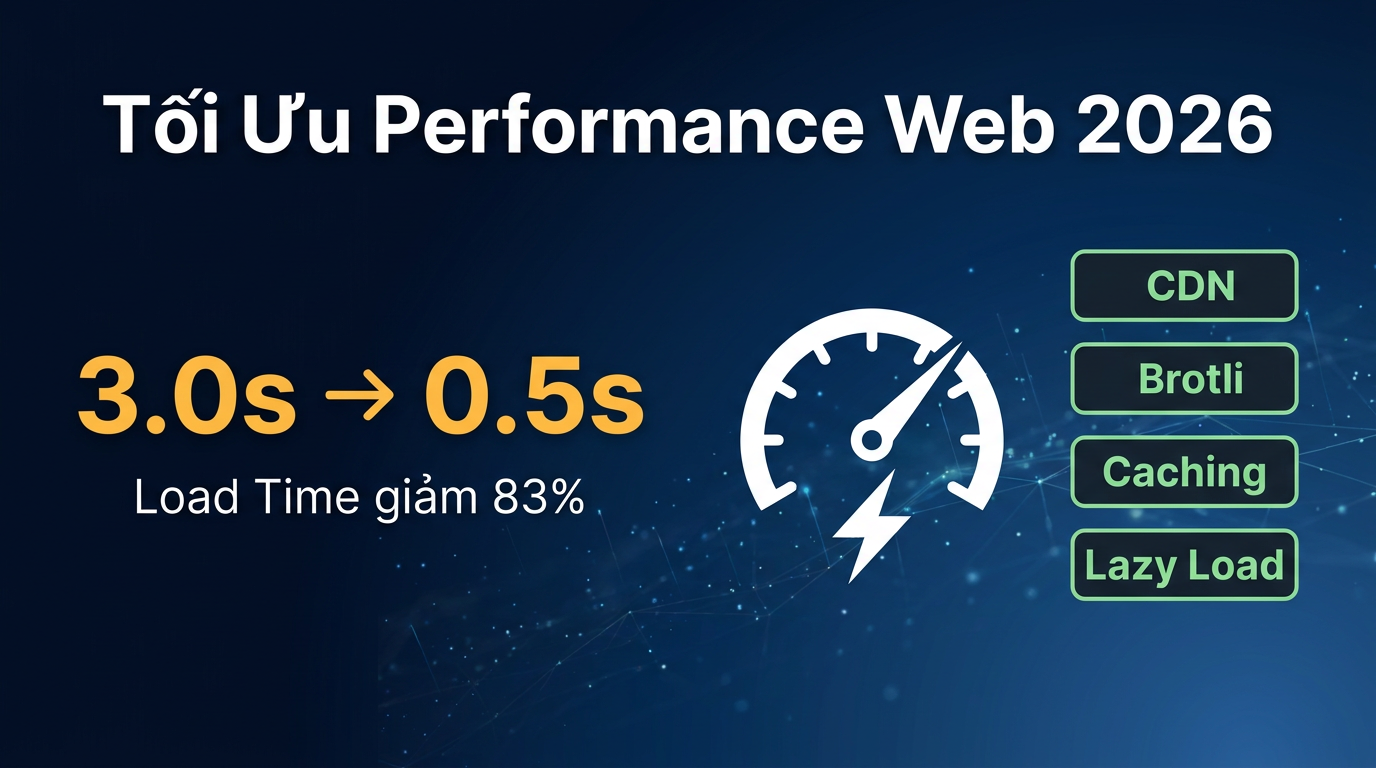 Tối ưu web 2026: Từ 3s xuống 0.5s load time
