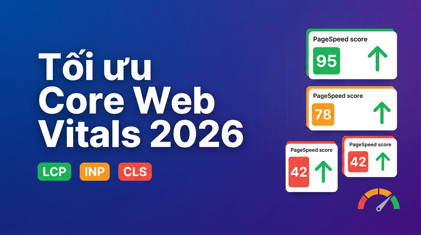 Tối ưu Core Web Vitals 2026: Fix LCP, INP, CLS thực chiến