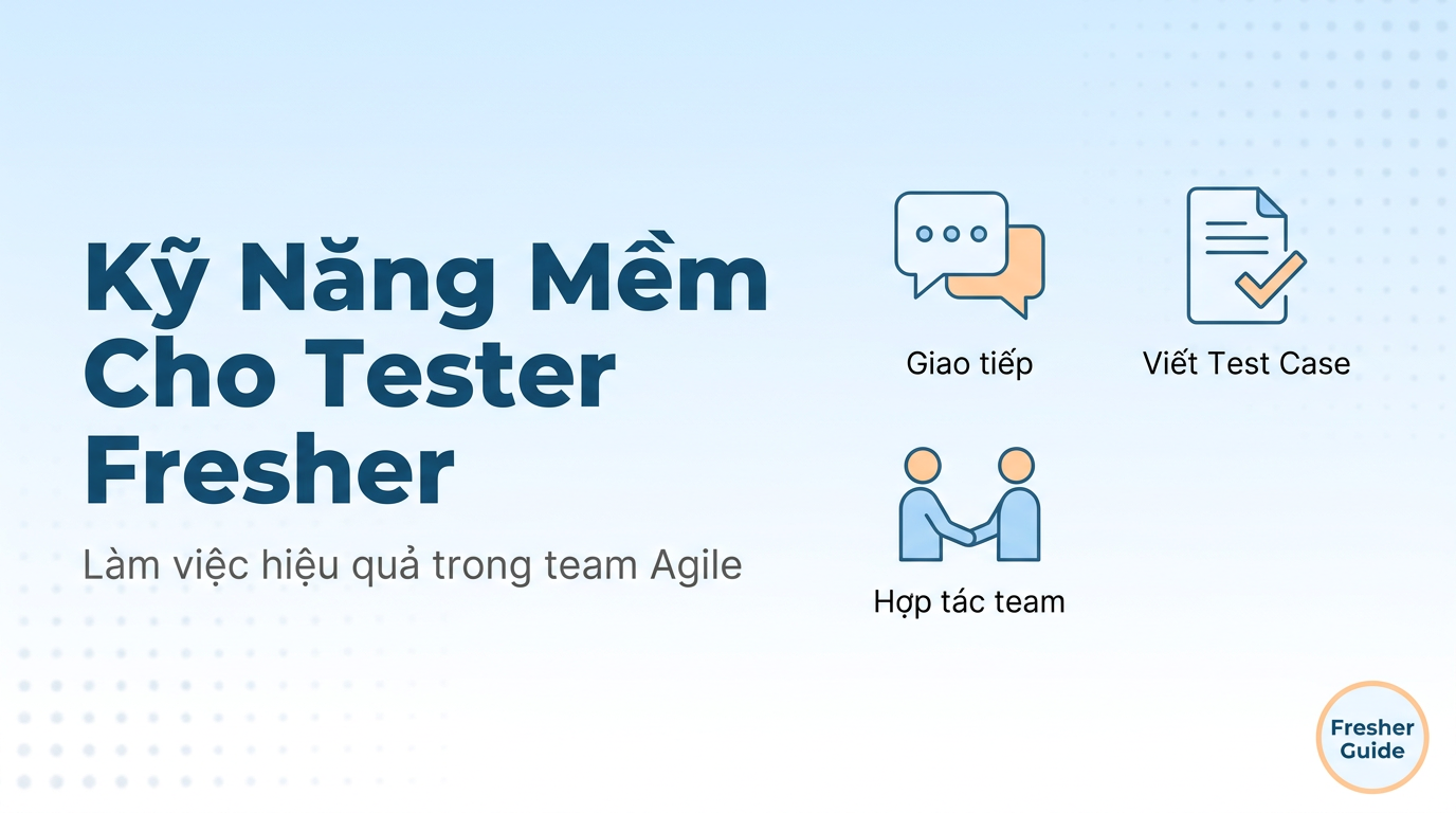 Kỹ năng mềm tester fresher cần có trong team Agile