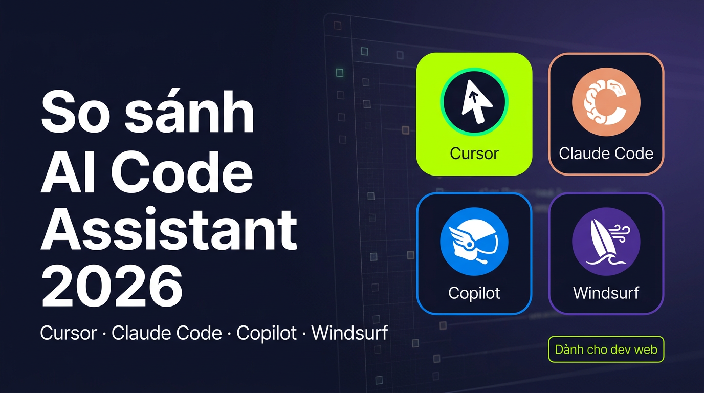 Cursor vs Claude Code vs Copilot vs Windsurf: Chọn cái nào?