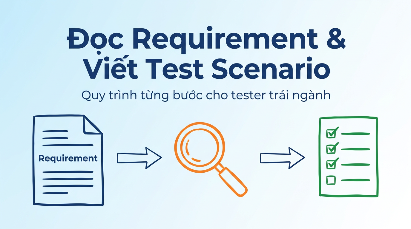 Đọc requirement & viết test scenario từng bước