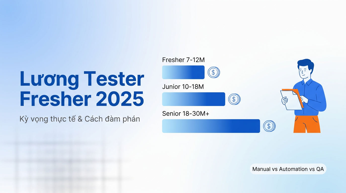 Lương Tester Fresher 2025: Thực tế & Cách đàm phán