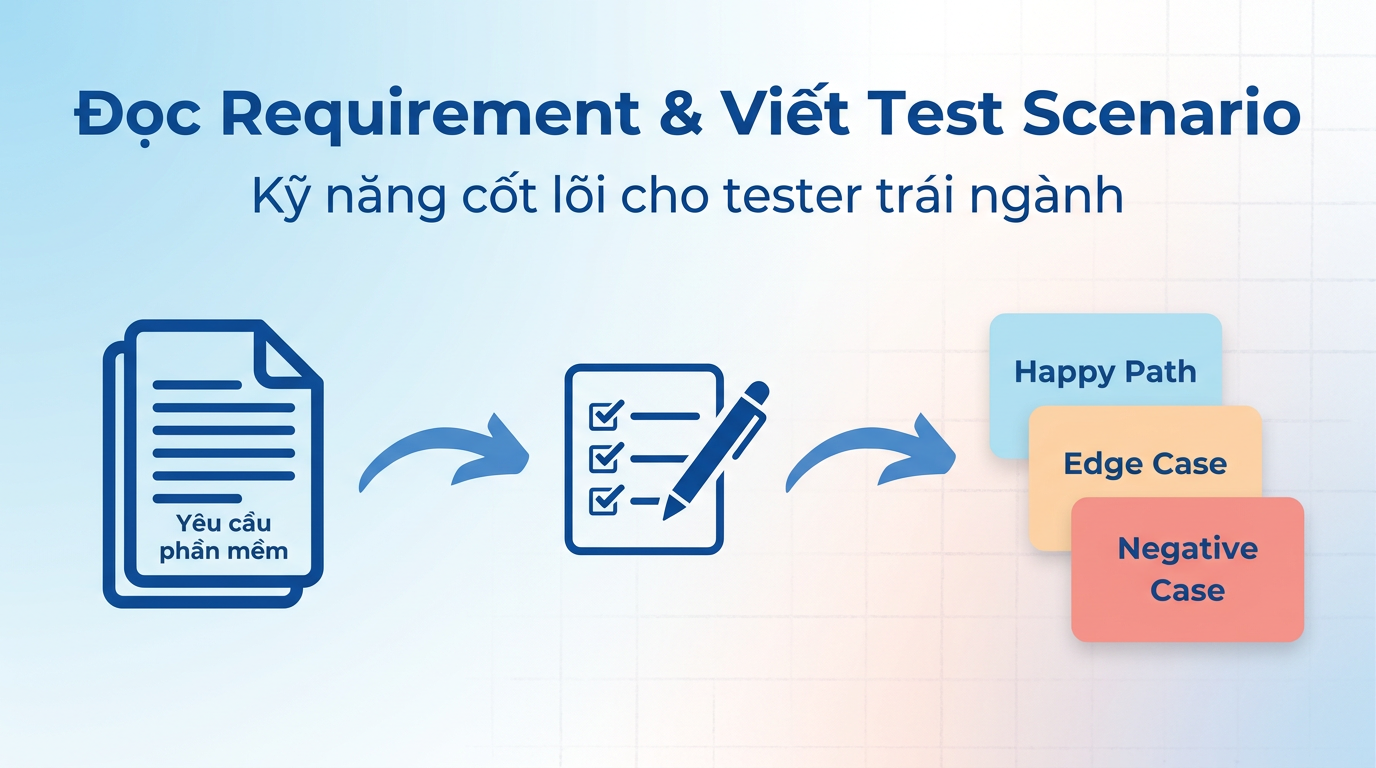 Đọc requirement và viết test scenario cho tester mới