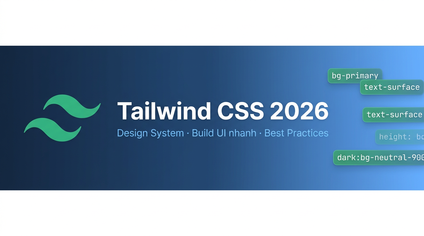 Tailwind CSS 2026: Build UI nhanh với design system