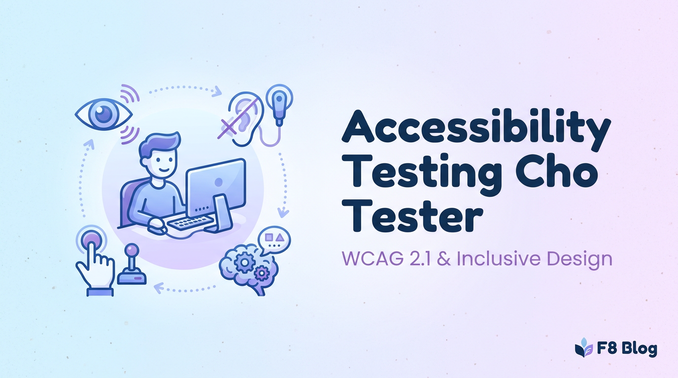 Accessibility Testing: WCAG và inclusive design cho tester