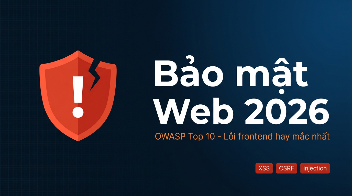 OWASP Top 10: Lỗi bảo mật frontend hay gặp nhất 2024