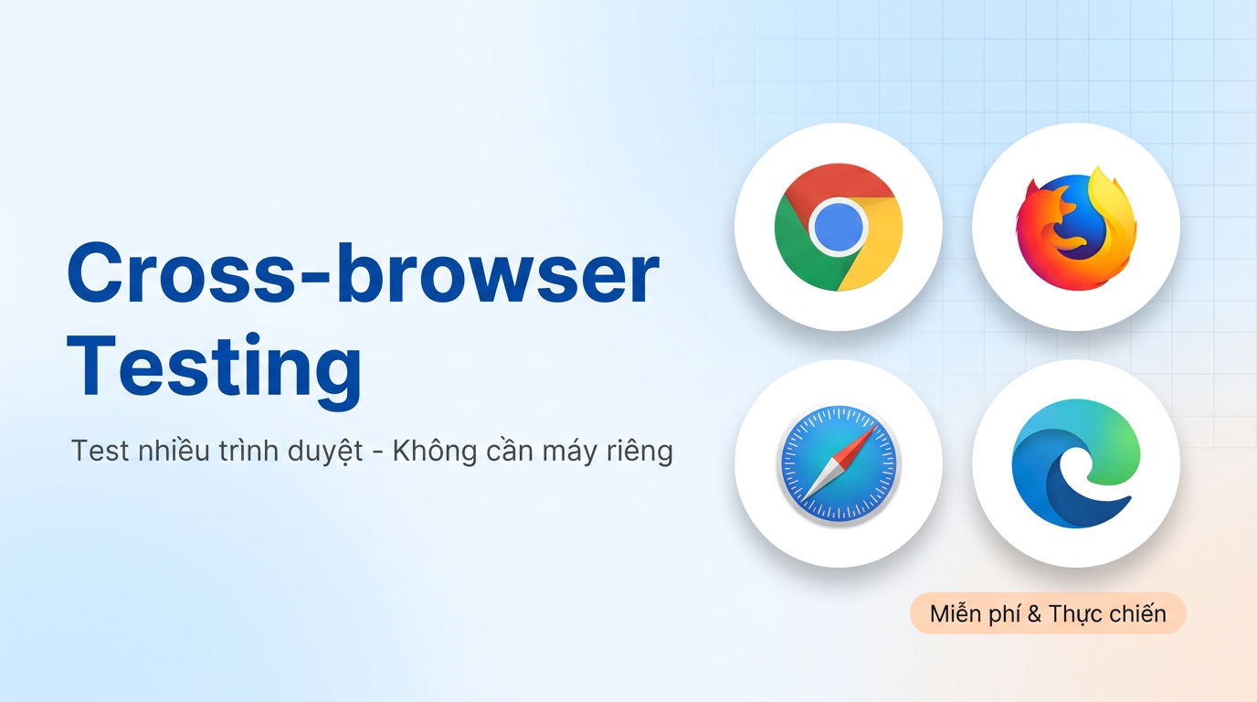Cross-browser Testing: Test nhiều trình duyệt không cần máy riêng