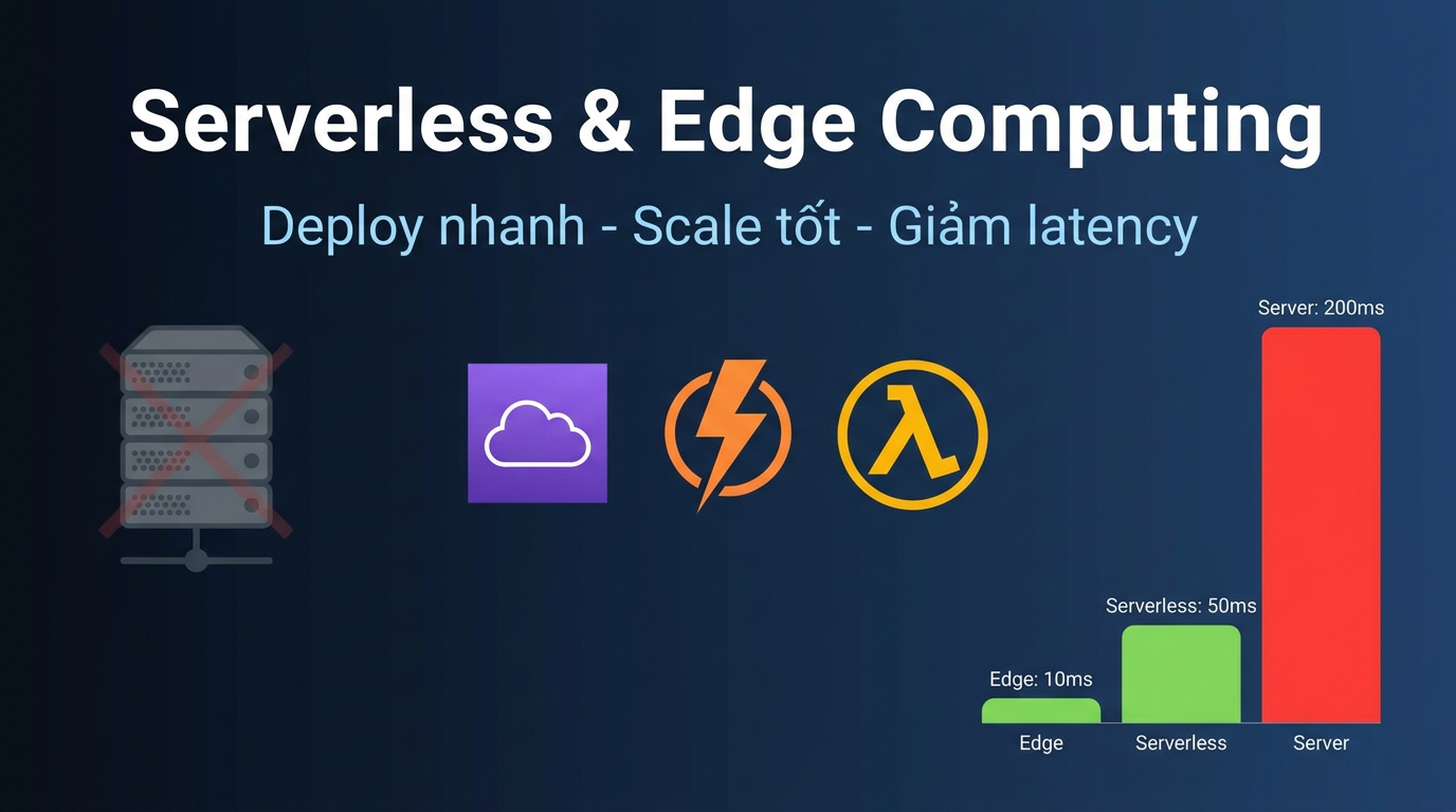 Serverless vs Edge Computing: Deploy nhanh, latency thấp