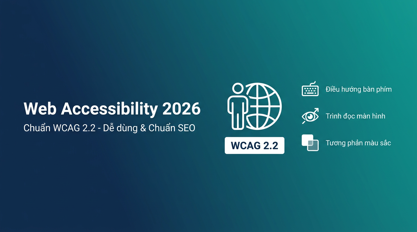 WCAG 2.2: Làm website accessible và chuẩn SEO 2026
