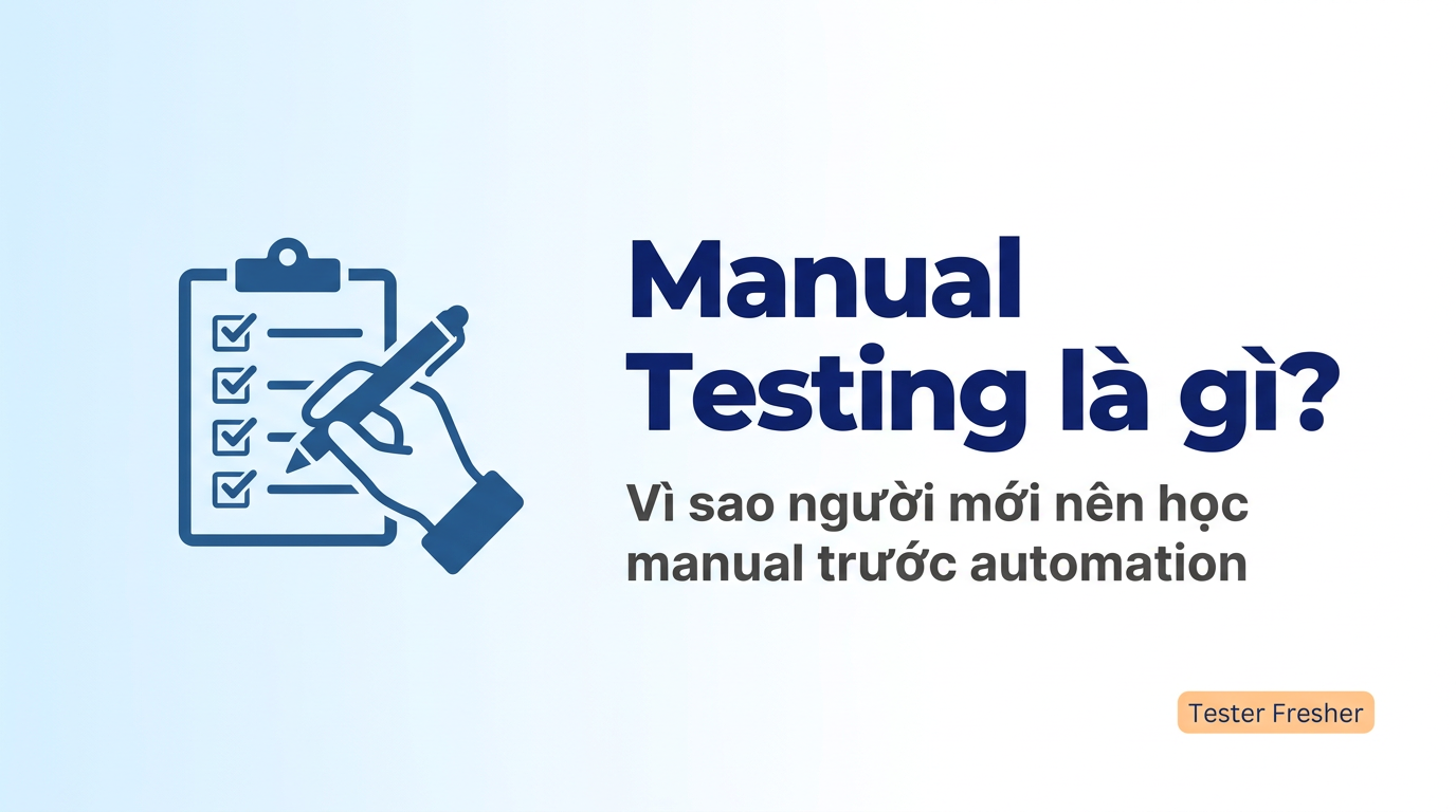 Manual Testing là gì? Tại sao học manual trước automation?