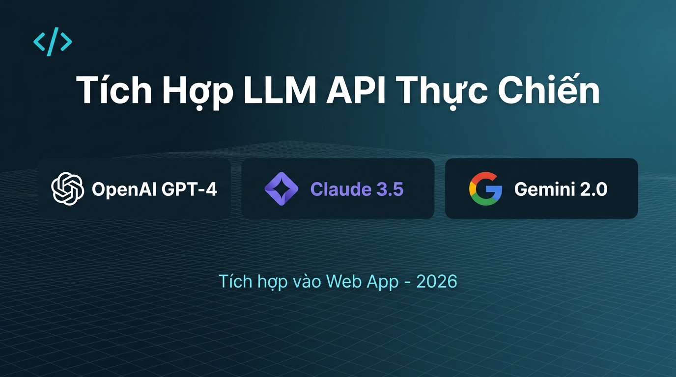 Tích hợp LLM API vào web app: OpenAI vs Claude vs Gemini