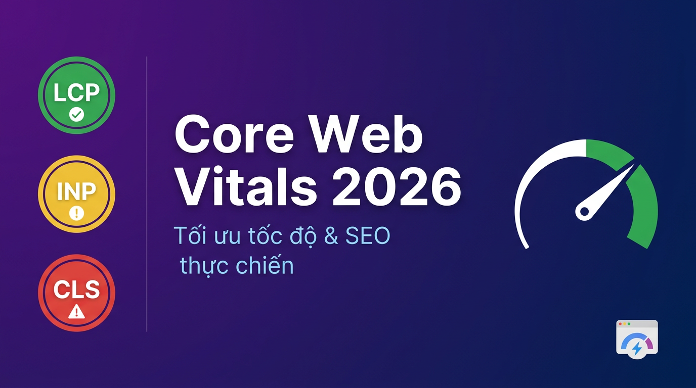 Core Web Vitals 2026: Tối ưu INP, LCP, CLS thực chiến