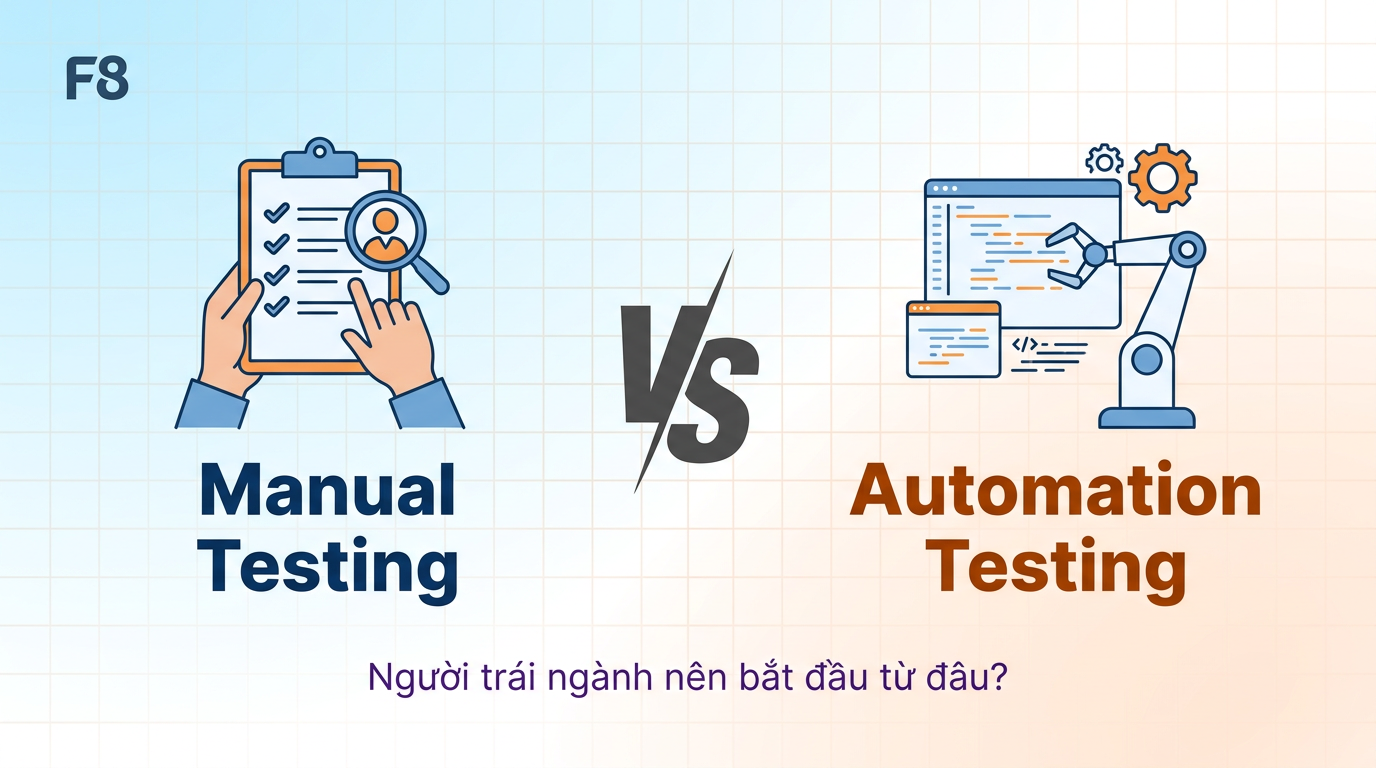 Manual hay Automation Testing? Người trái ngành nên bắt đầu từ đâu