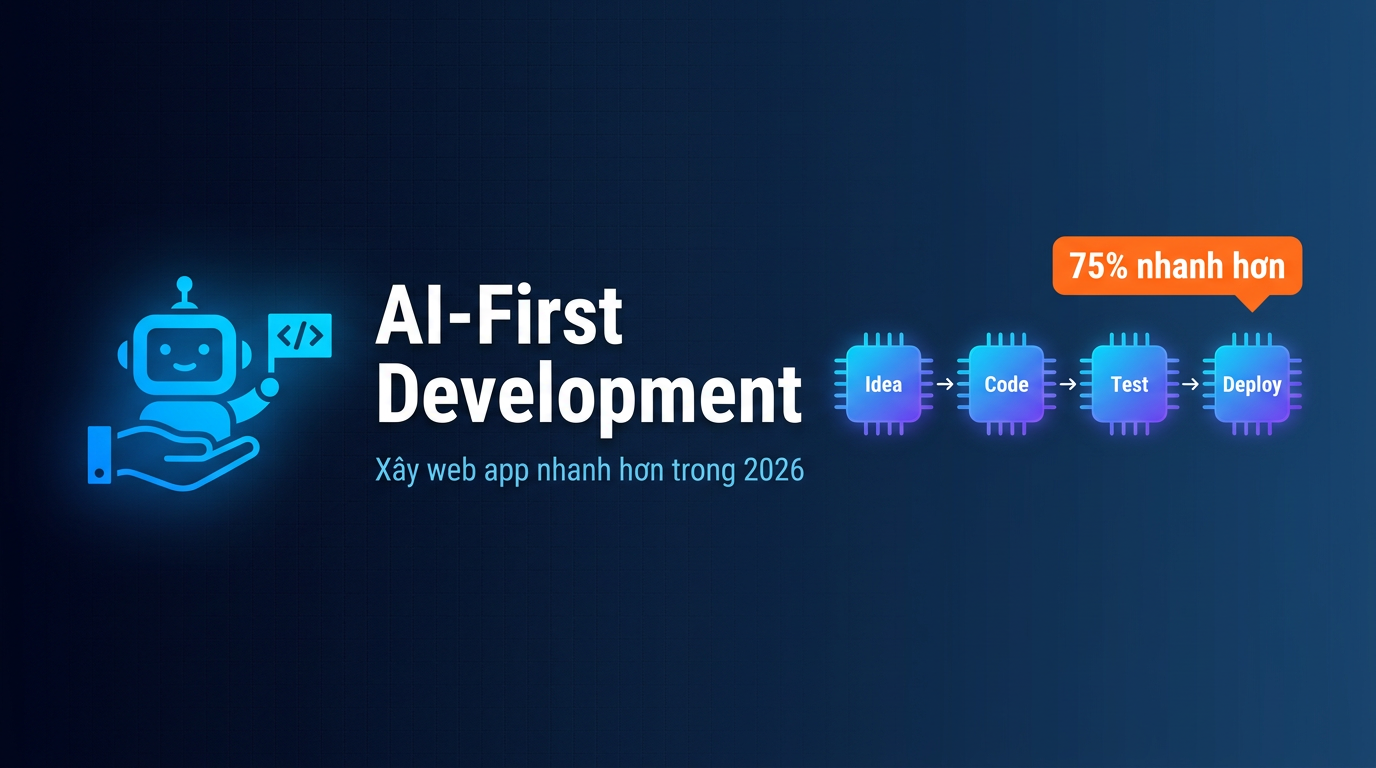 AI-First Development: Xây Web App Nhanh Hơn Trong 2026