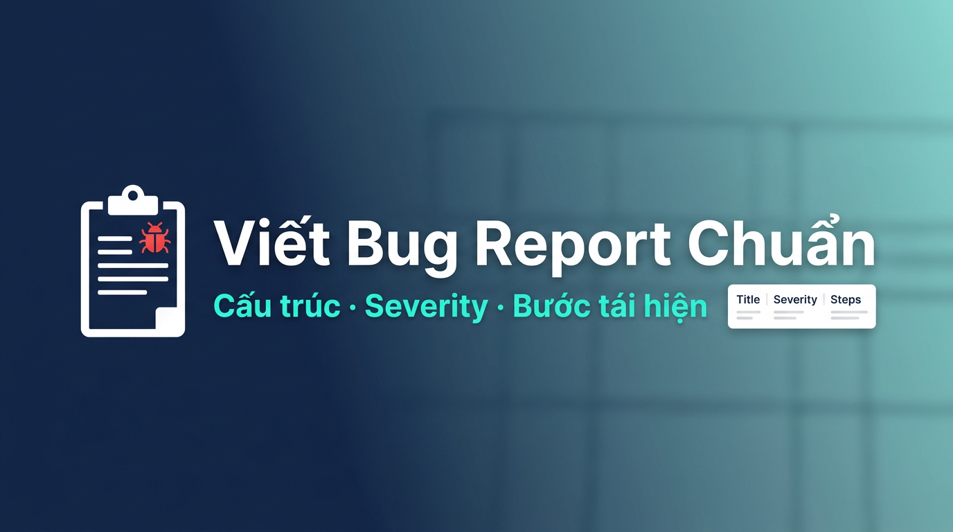 Viết bug report chuẩn - tester mới cần biết ngay