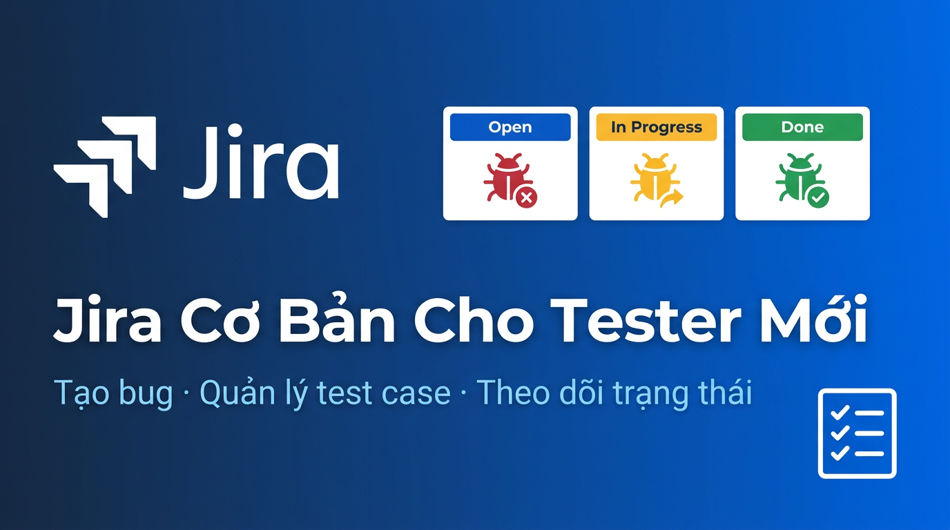 Jira cơ bản cho Tester mới: Tạo bug & theo dõi