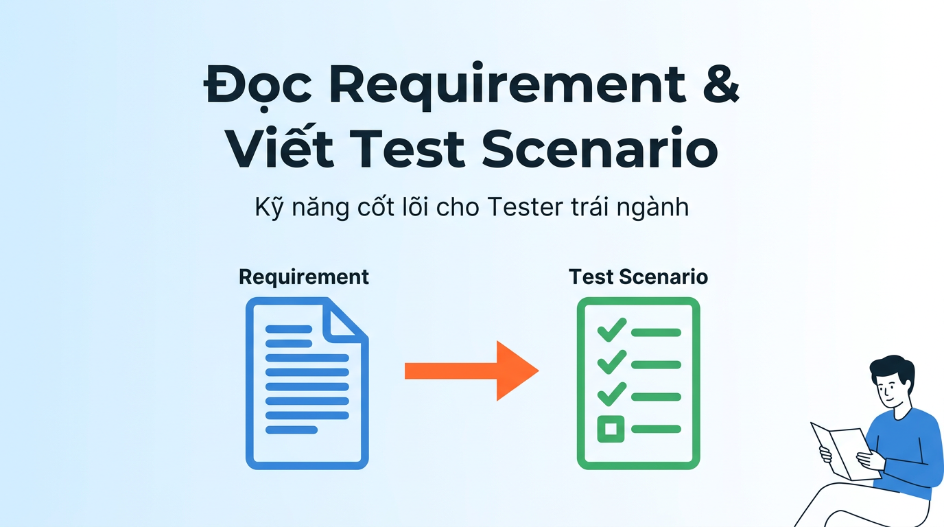 Đọc requirement & viết test scenario cho tester mới