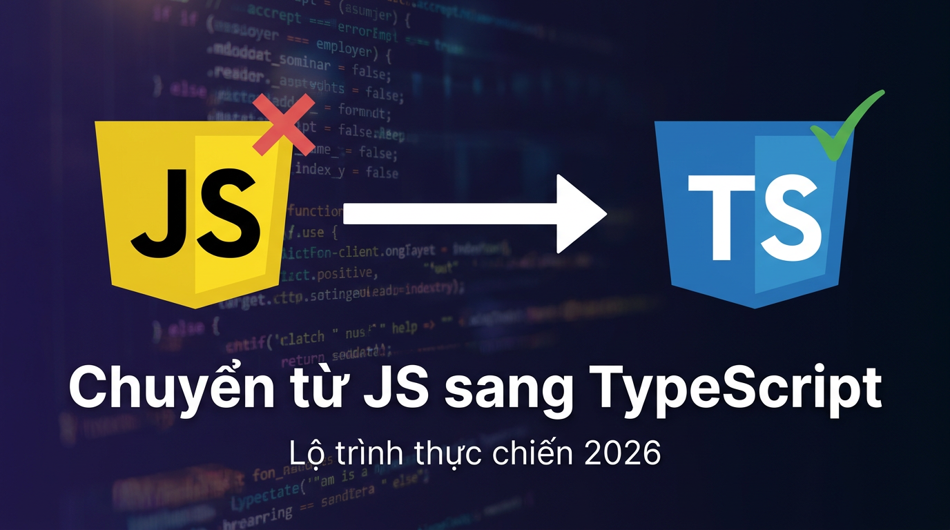 Lộ trình chuyển JS sang TypeScript 2026