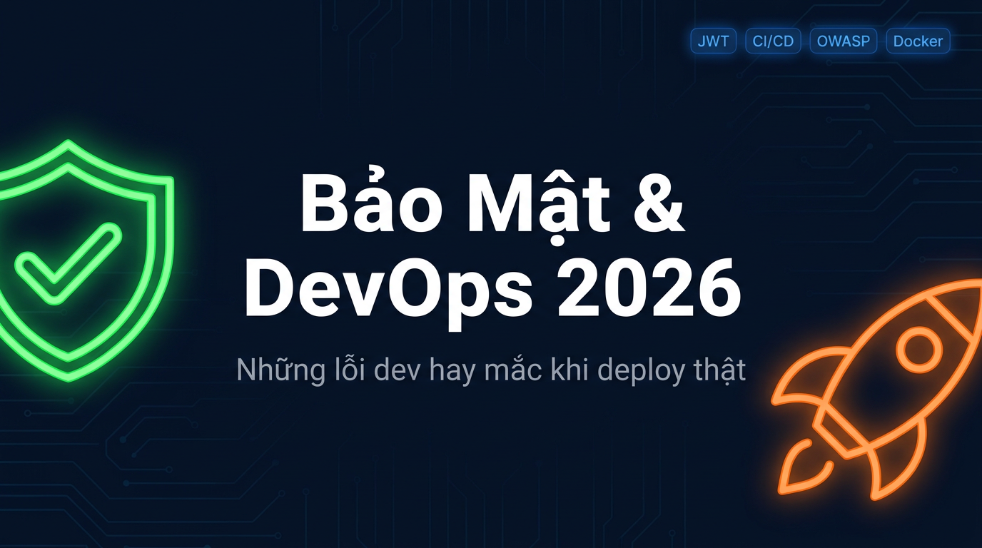 Lỗi bảo mật DevOps hay gặp khi deploy web app thật