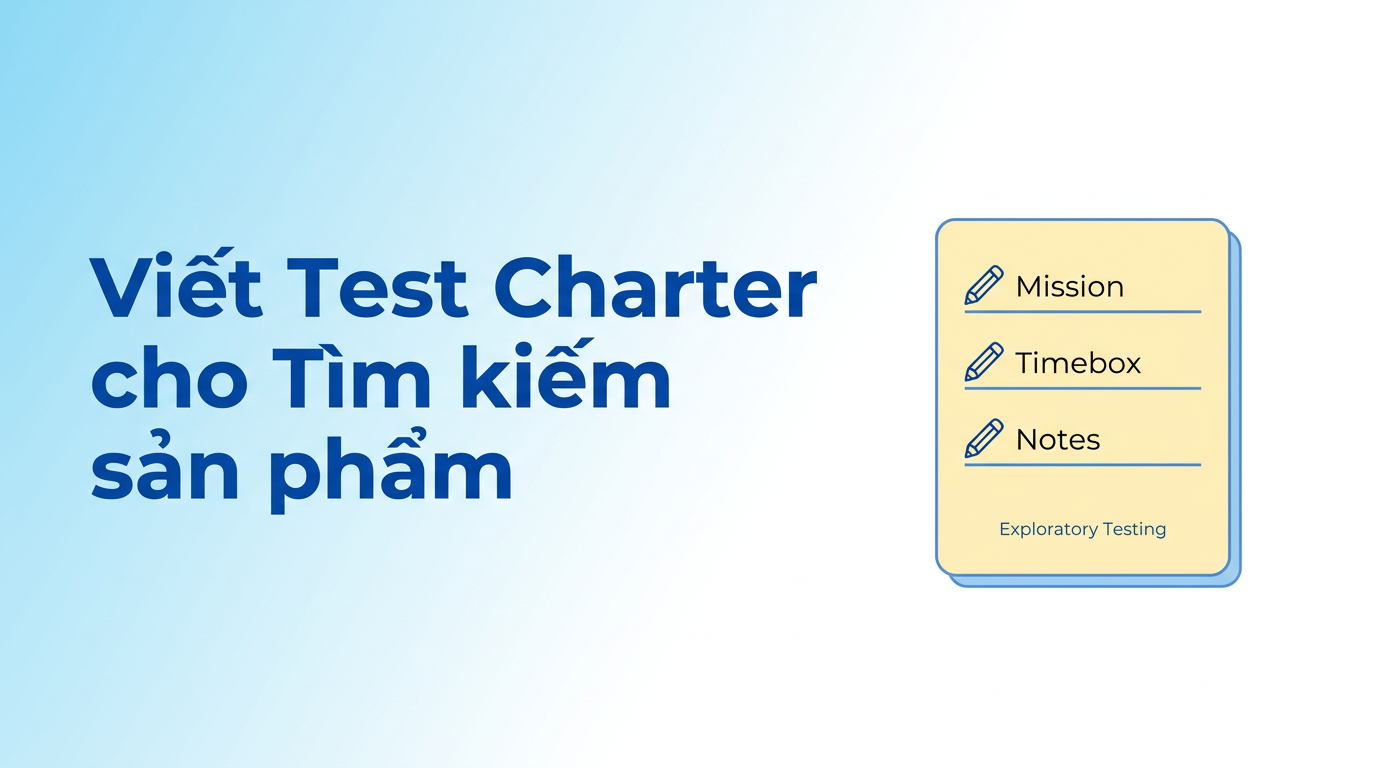 Viết test charter cho chức năng tìm kiếm sản phẩm