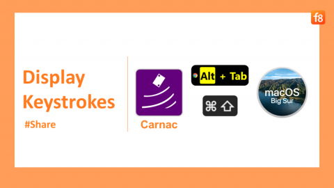 Tiện ích hiển thị keystrokes  trong Windows & MacOS